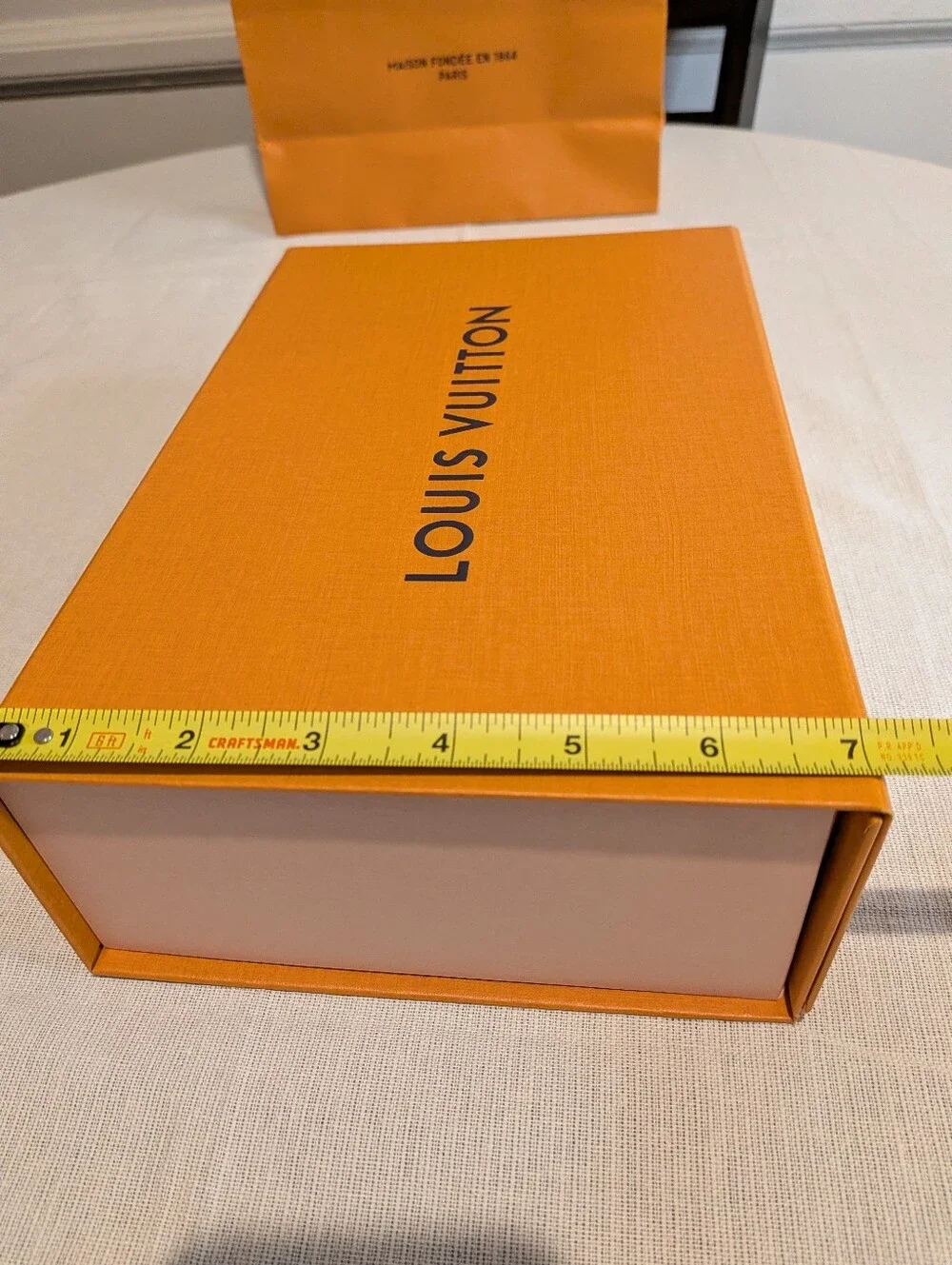 Louis Vuitton Foldable Empty Box Magnetic Closure And Shopping Bag